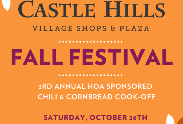 CASTLE HILLS BRINGS CORNUCOPIA OF FALL ACTIVITIES